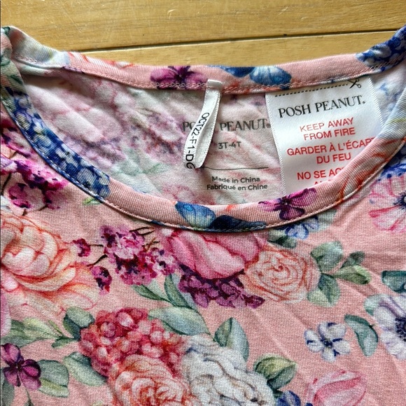 Posh Peanut Pink and Purple Casual Dress.  Like new. - Picture 2 of 3